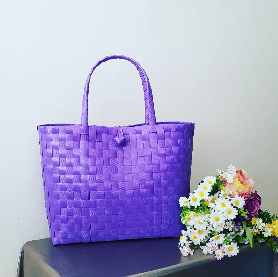 Plaj/Market/Alışveriş Çantaları -lila